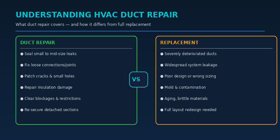 Role of Duct Repair