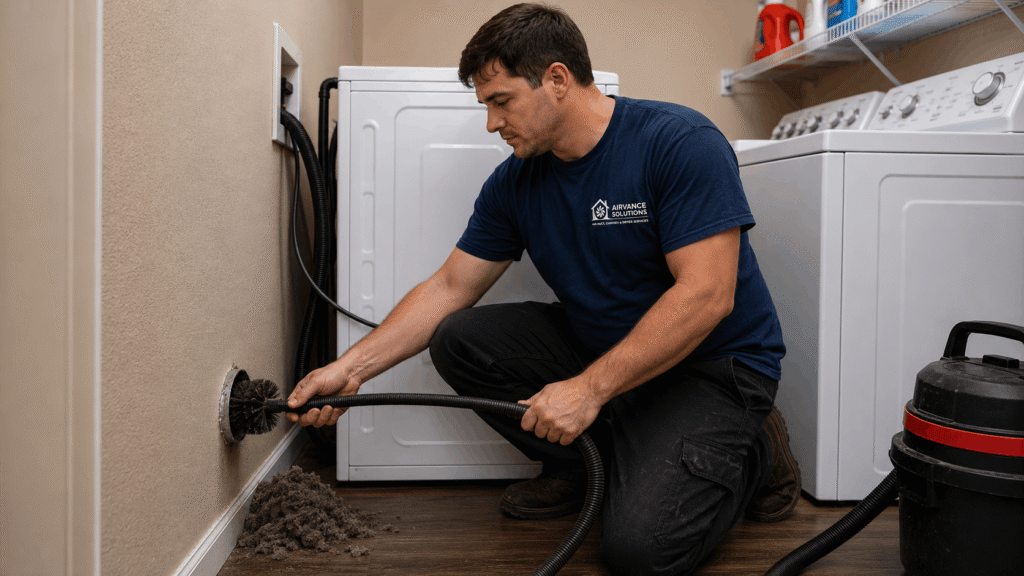 Dryer vent sweeping